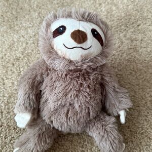 Warmies Brown Sloth Plush Toy